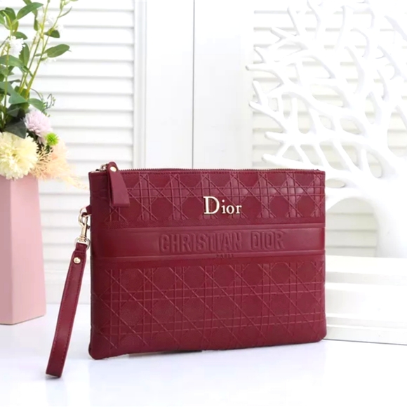 NWT Christian Dior Zip Pouch Clutch - Picture 2 of 7